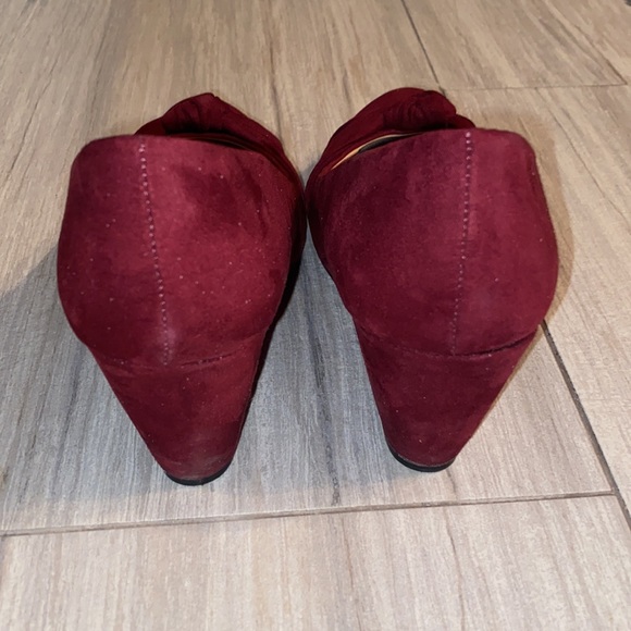 Merlot wedge shoes - Picture 3 of 5